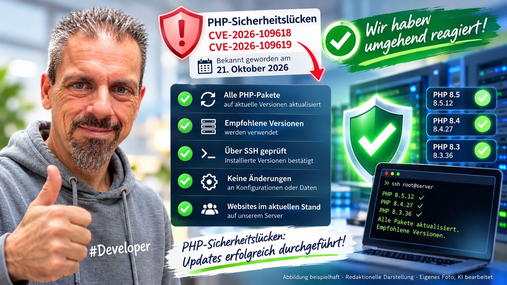 PHP-Sicherheitslücke gefixt